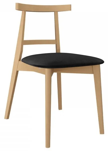 Scaun sufragerie KD 71 (Fag + Negru) . 1103494