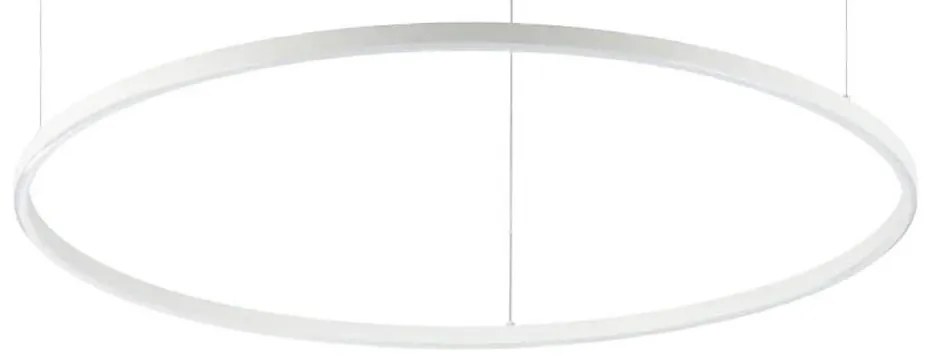 Ideal Lux - Lustru LED suspendat pe cablu ORACLE SLIM LED/53W/230V 2700K Ø 90 cm alb