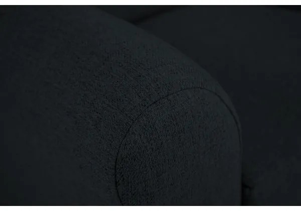 Fotoliu VIVA cu aripi, negru