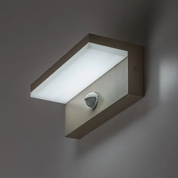Rabalux 77220 - Lampă de perete LED pentru exterior cu senzor ZARAGOZA 9W/230V IP54 bej