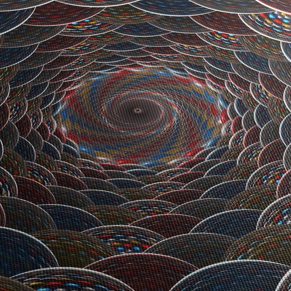 Tablou - Vortex (cu ceas) (90x30 cm)