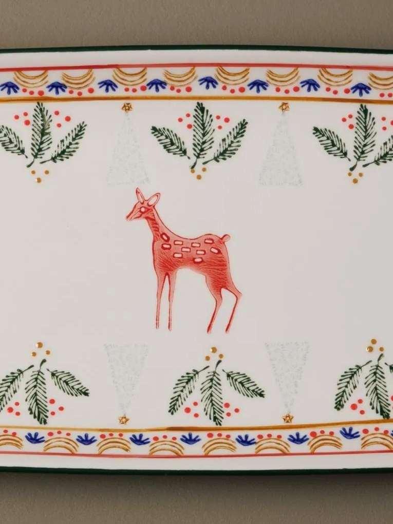Set 2 platouri din ceramica, "Frimas"