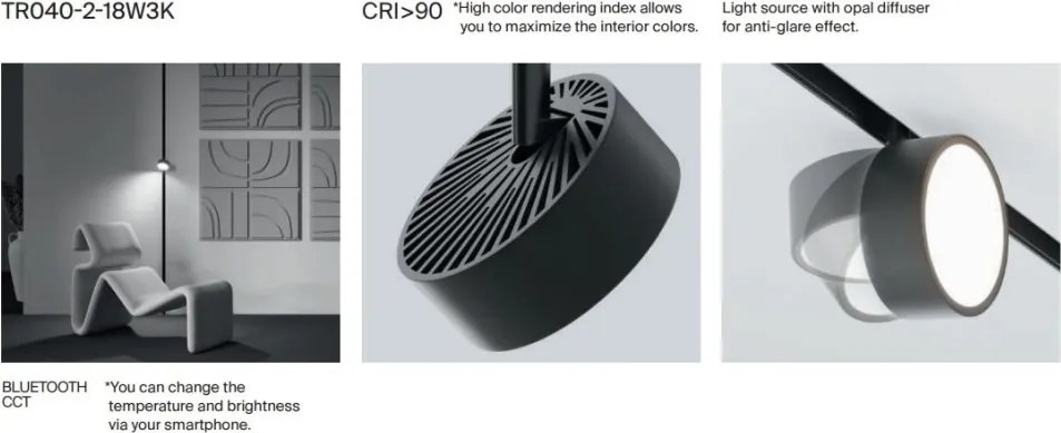 Modul LED, accesoriu pentru sina magnetica Exility, Rado Smart 18W