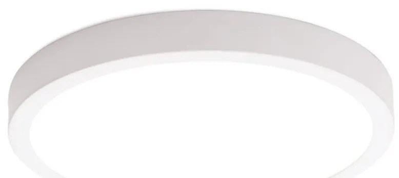 Plafoniera LED design slim LERO D-23cm alba