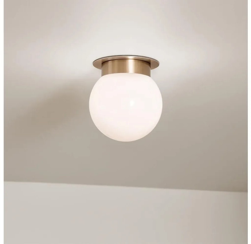 Kichler KL-ALBERS-F-G-CPZ Plafonieră ALBERS 1xE27/40W/230V Ø20,3 cm, auriu