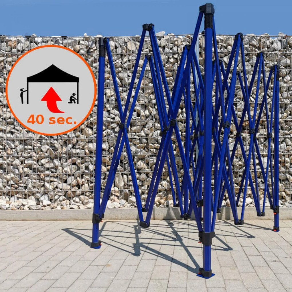 Standuri de vânzare 3x4,5 m cu 3 pereți | Asamblare rapidă, 12,5 m² - cu 3 pereți - Bej