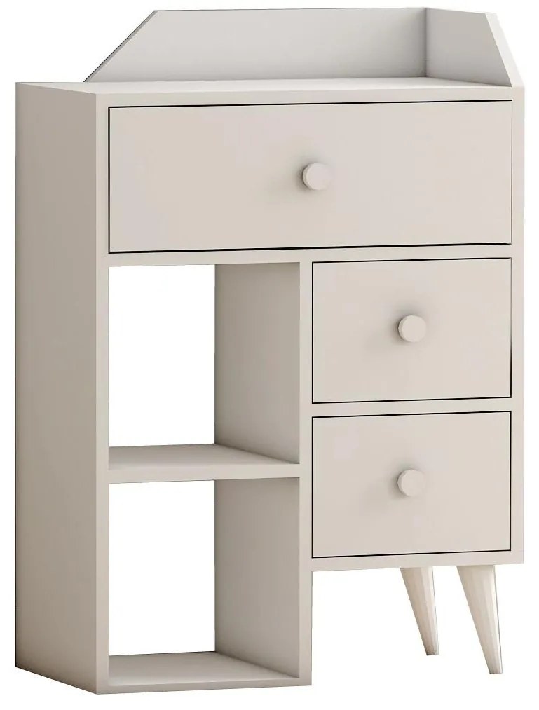Comodă Dekube 3 ( alb) . 1093717