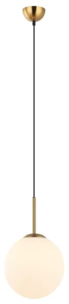 Lustră pe cablu DEORE 1xE27/40W/230V 118 cm bronz ITALUX PND-5578-1M-BRO