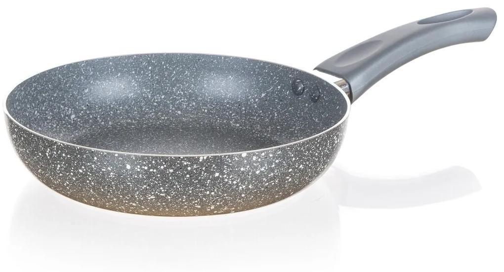 Tigaie Cuisino Granite Grey, Banquet, Ø20 cm, aluminiu non stick