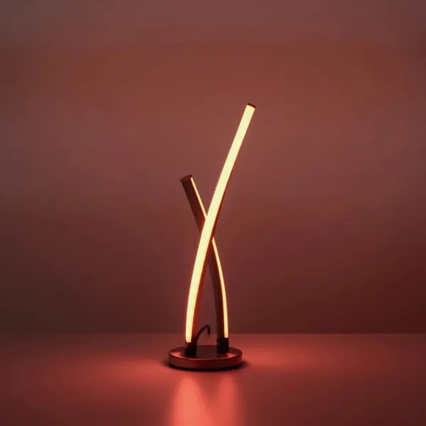 Lampă LED RGB de masă dimabilă SWING LED/9,5W/230V Leuchten Direkt 11991-55 + telecomandă