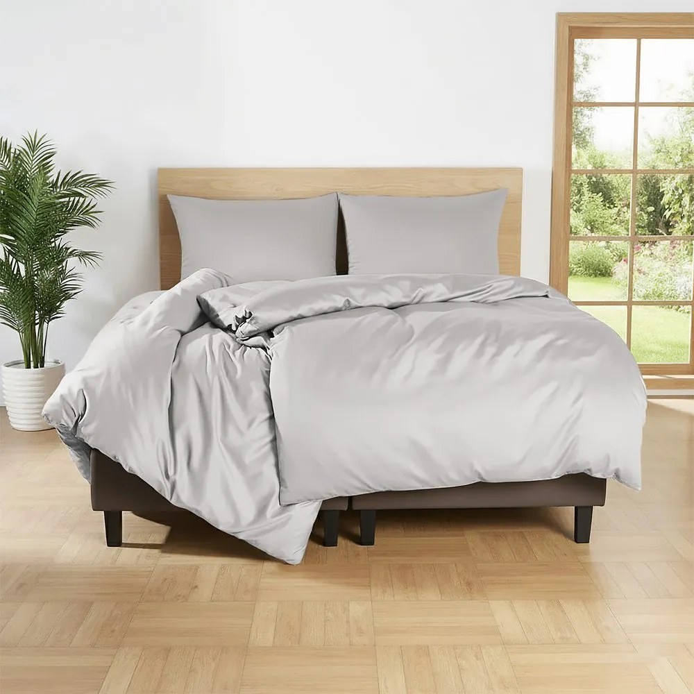 Lenjerie de pat din bumbac satinat