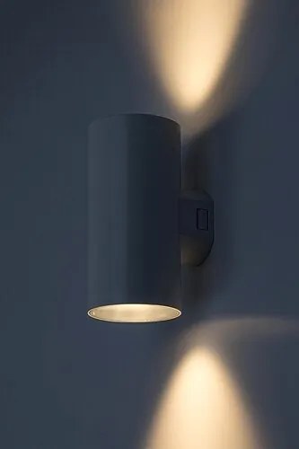 Aplica LED iluminat exterior ambiental, Protectie IP65 Urfa II alba