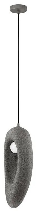 Pendul design modern, Stone Gray, TEMPUS, 18x48cm