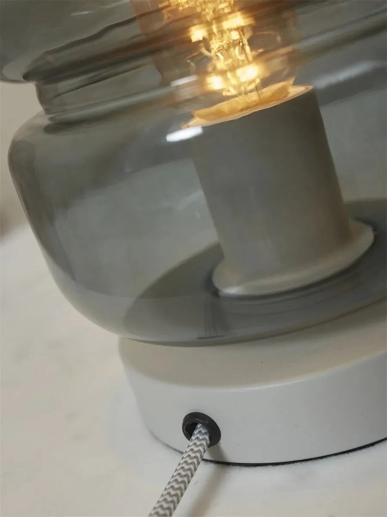 Veioza/Lampa de masa design decorativ Verona gradient/gri
