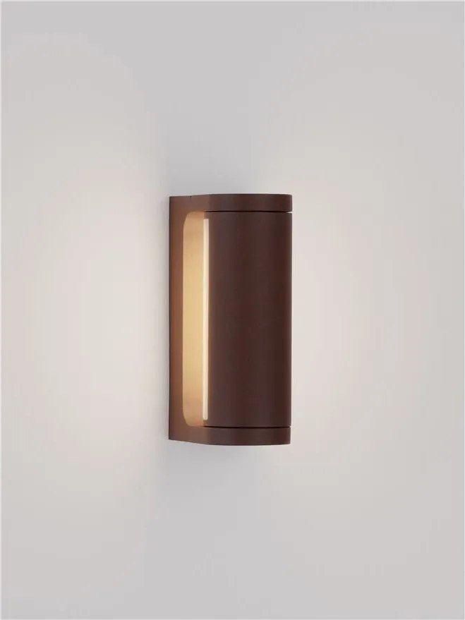 Aplica de perete exterior LED 3000K IP65 Rox corten