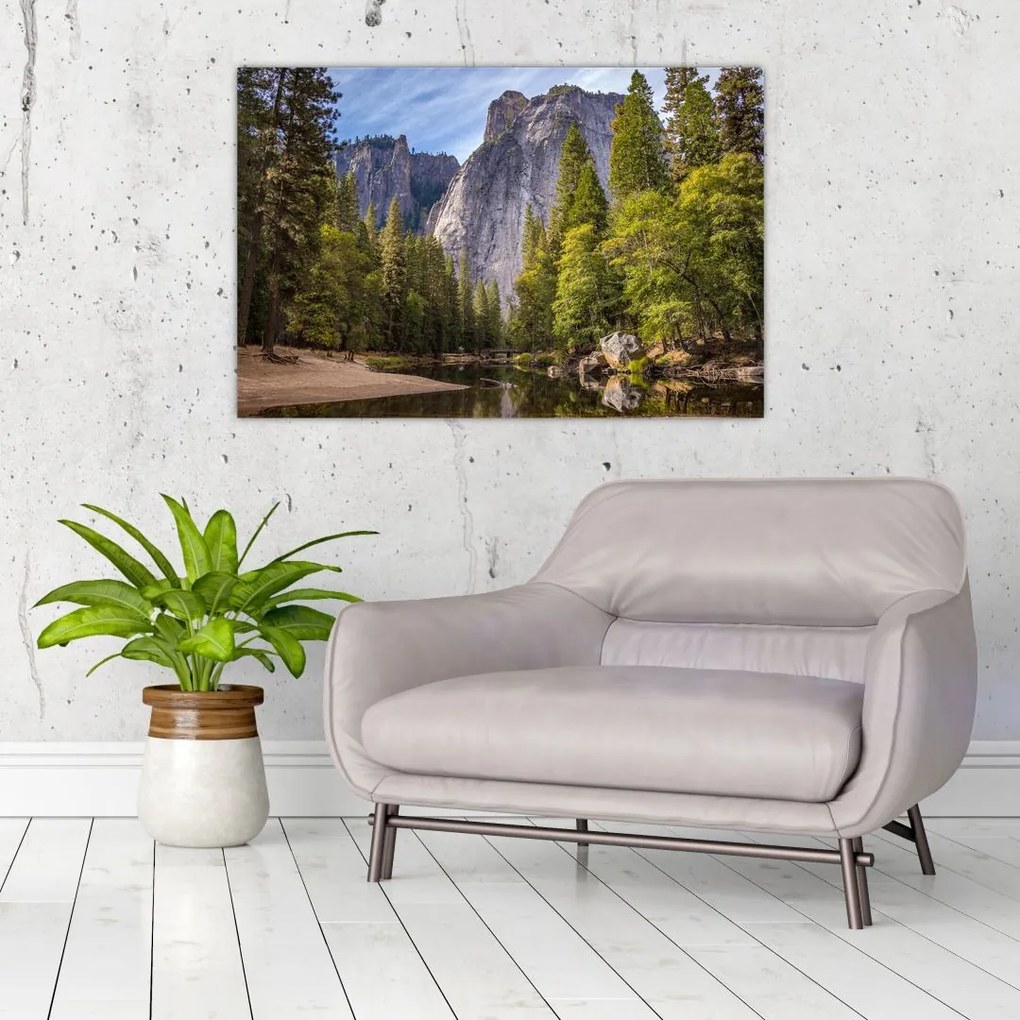 Tablou - Sub Piatra Yosemite (90x60 cm)