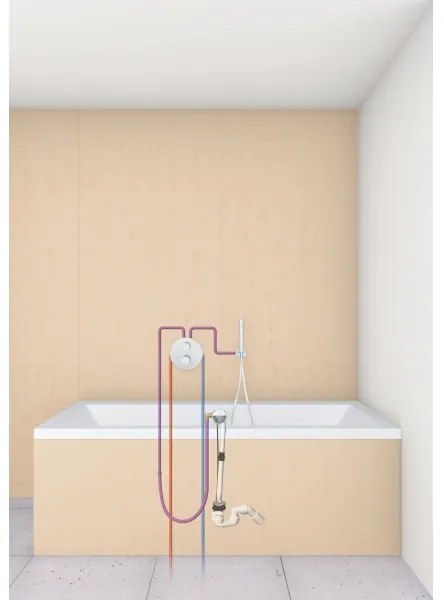 GROHE 28990000 - Set complet de umplere, scurgere și preaplin pentru cadă TALENTOFILL, crom