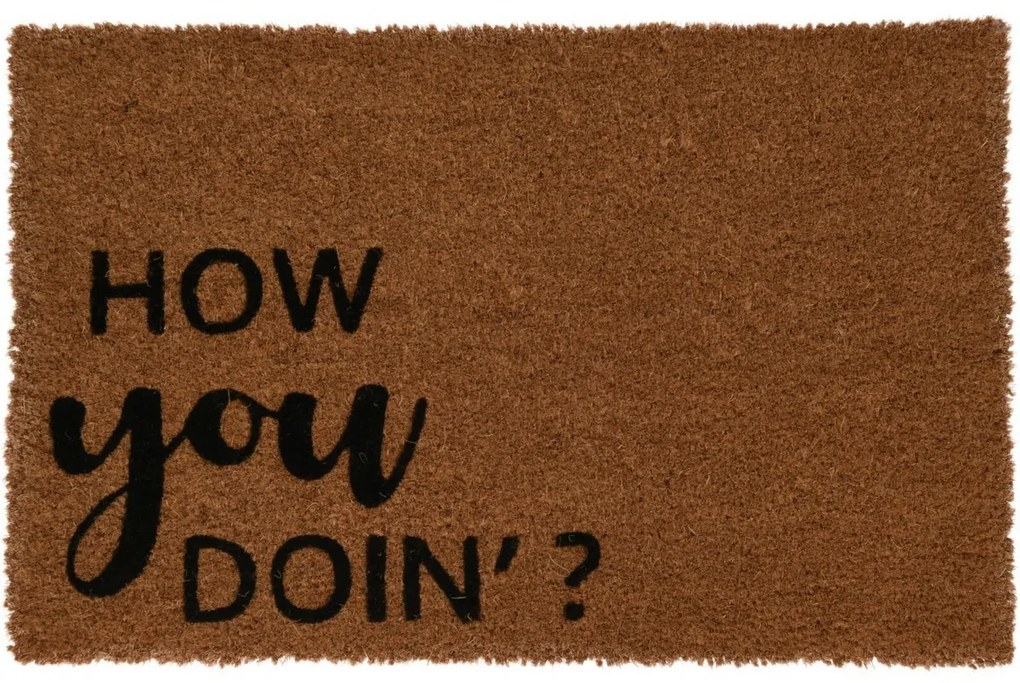 Covoraș cocos How you doin,, 39 x 59 cm
