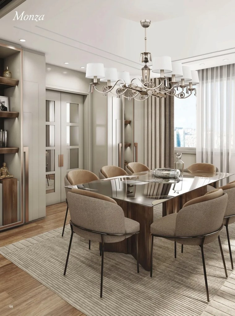 Lustra eleganta design clasic cristal Asfour Monza