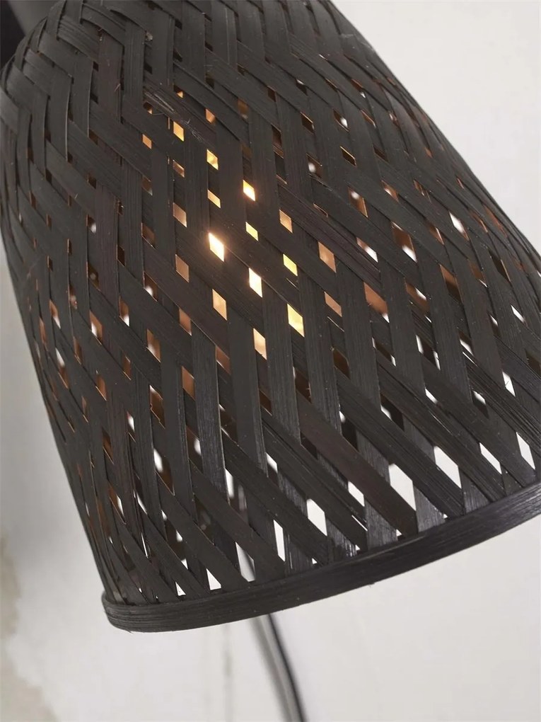 Aplica de perete eco din bambus Java bl/15x17, black