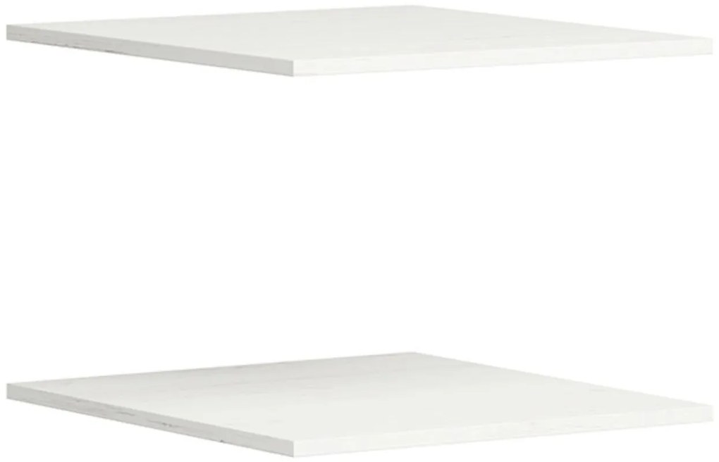 Set 2buc rafturi pentru dulap de haine Frija 6 (pin andersen alb + stejar artisan) . Promo -31%. 1098250