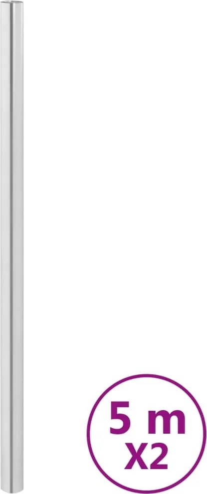 vidaXL Autocolante pentru mobilier autoadezive argintiu 90x500 cm PET