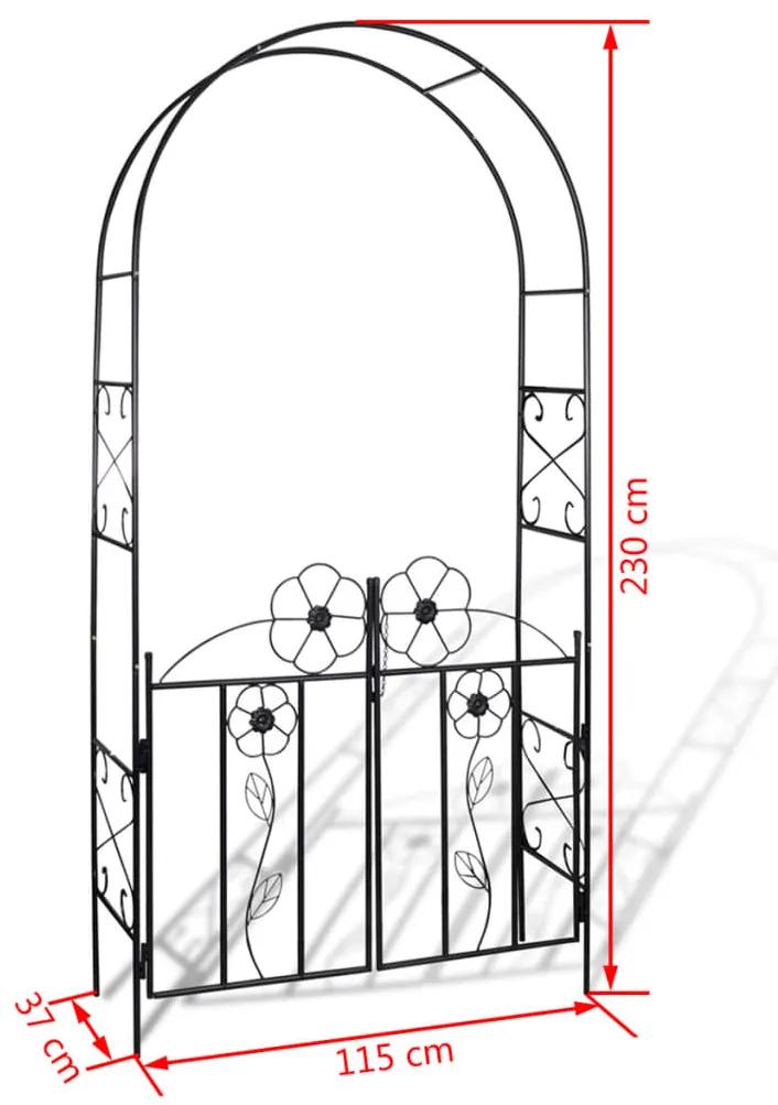 Poarta cu arc pentru gradina