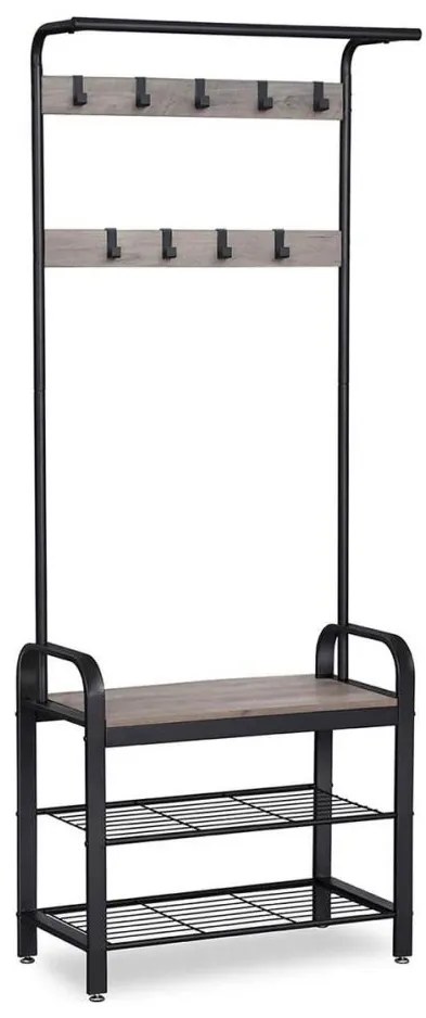 Cuier de podea NAVOR, maro/negru