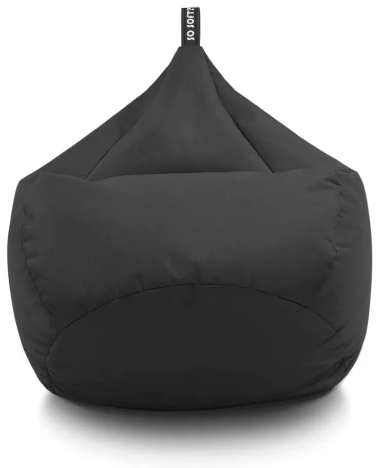 Fotoliu bean bag galben Drop L – So Soft?