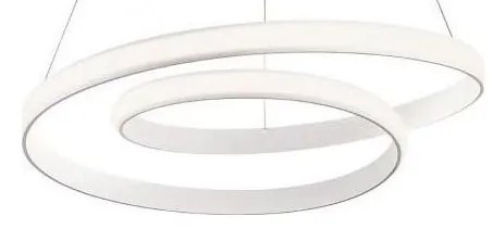 Redo 01-1888 - Lustră suspendată LED dimmabilă pe cablu TORSION LED/29W/230V Ø 55 cm albă