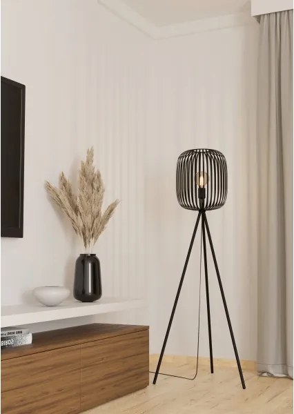Lampadar ROMAZZINA 1xE27/40W/230V negru Eglo 900522
