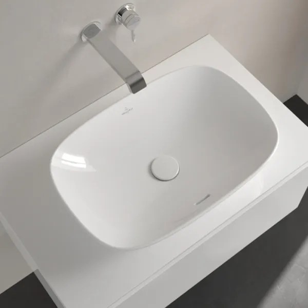 Villeroy & Boch 4A490001 - Lavoar pentru blat LOOP&FRIENDS 56 x 38 cm, ceramică, alb