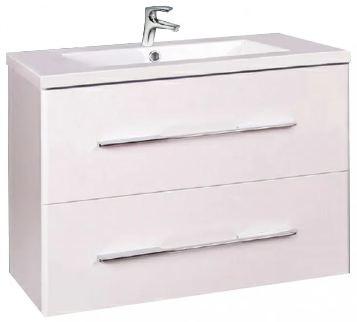 Mobilier de baie inferior Nina 80 cu lavoar