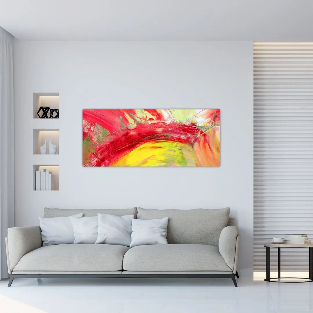 Tablou cu abstracție - pictura (120x50 cm)