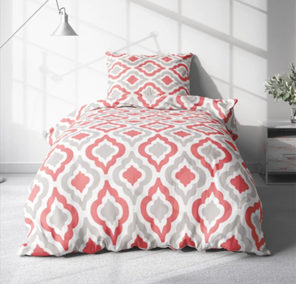 Lenjerie de pat din flanel alba ORENO Dimensiune lenjerie de pat: 70 x 90 cm | 140 x 200 cm