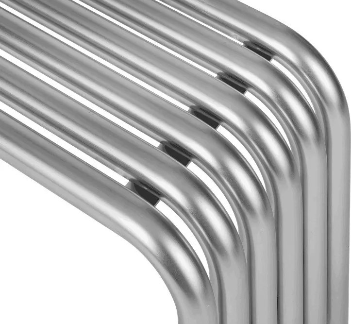 Bancă de grădină argintie din metal Nokk – noo.ma