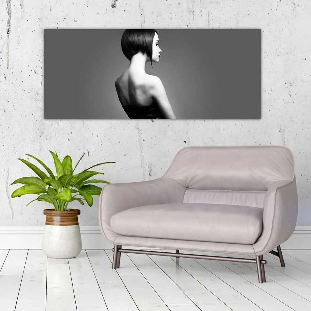 Tablou - Femeie elegentă (120x50 cm)