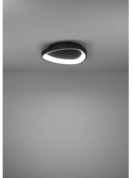 Plafonieră LED dimabilă Eglo 901584 LORETELLO LED/12W/230V negru + telecomandă