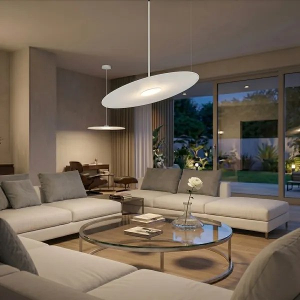 Lustră pe cablu PIATTO 1xGX53/15W/230V Ø 55 cm albă