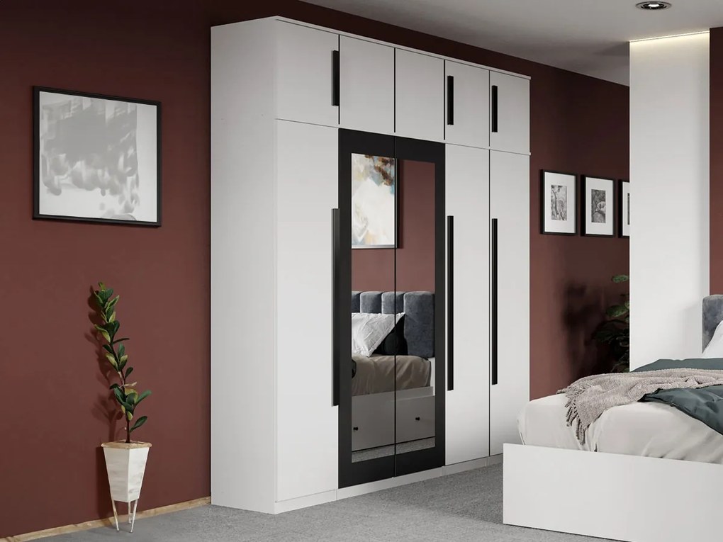 Set mobila dormitor 4 piese Alb Nude C15