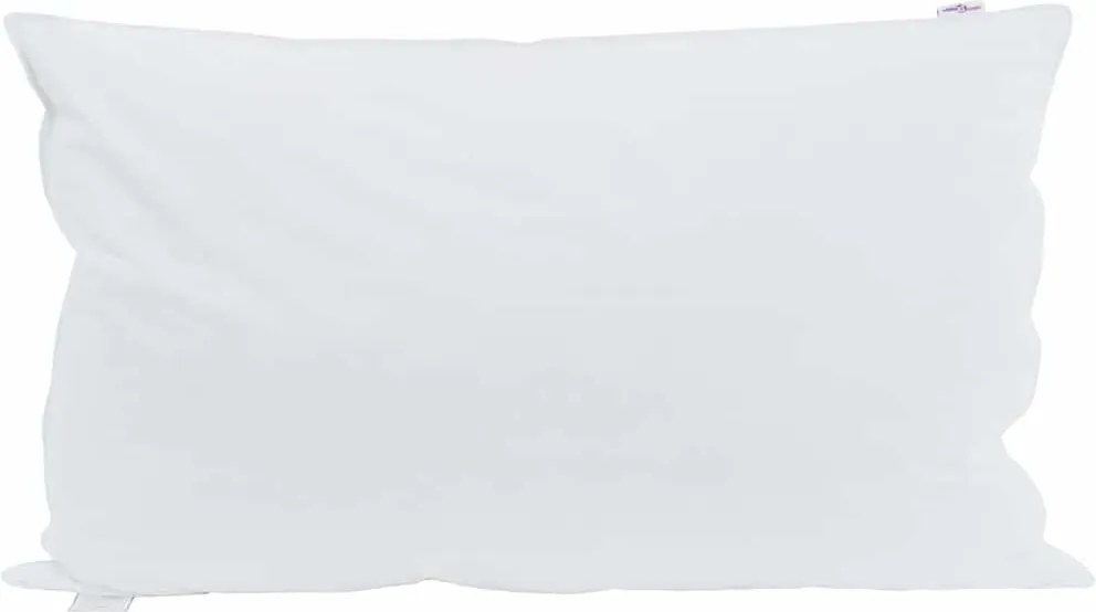 vidaXL Pernă cu pernă Alb 40 x 80 cm Pene