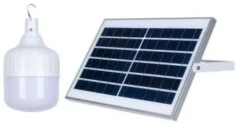 BEC LED PORTABIL CU PANOU SOLAR SI TELECOMANDA