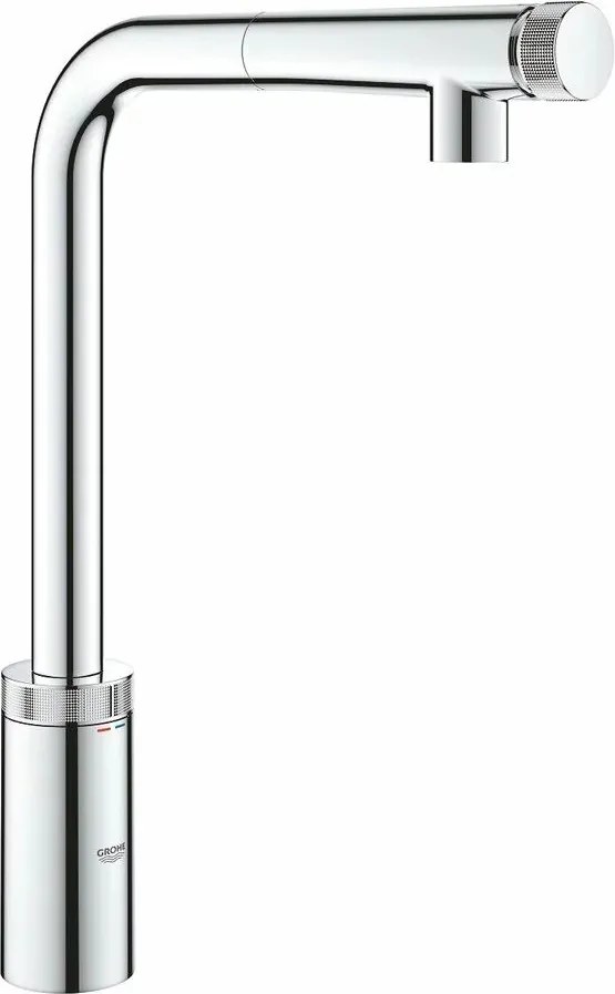 Baterie bucatarie cu dus extractibil Grohe Minta SmartControl inalta
