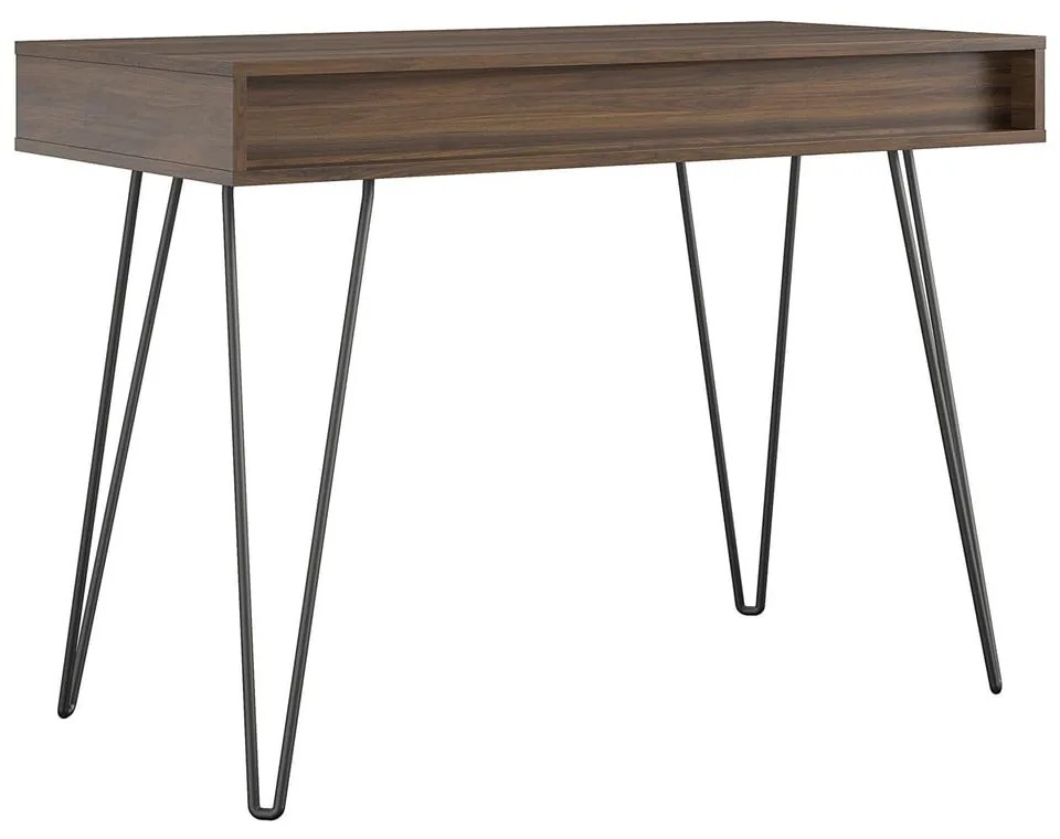 Birou cu aspect de lemn de nuc 49x104 cm Concord – Novogratz