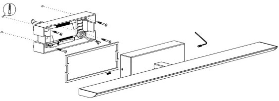 Eglo 900021 - LED RGBW iluminat baie reglabil 21,5W/230V IP44