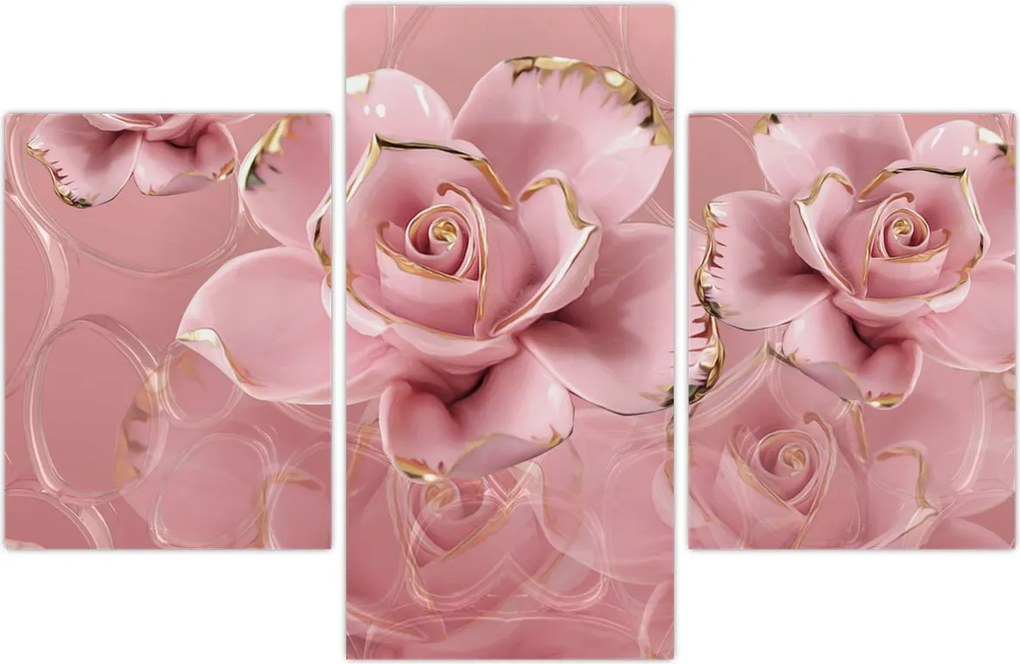 Tablou - Decor floral (90x60 cm)