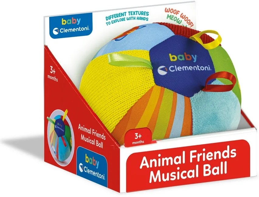 Clementoni Minge moale cu efecte sonore, 16 cm
