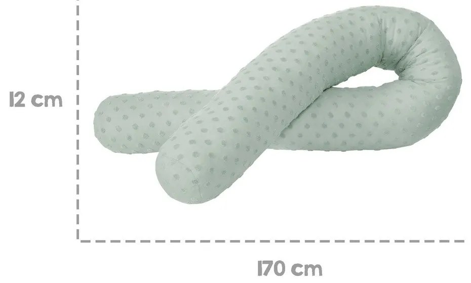 Pernă pentru alăptat verde Lil Planet – Roba