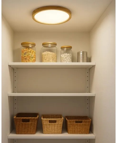 Plafonieră LED 18W/230V 3000/4000/6500K Ø 23 cm, bej