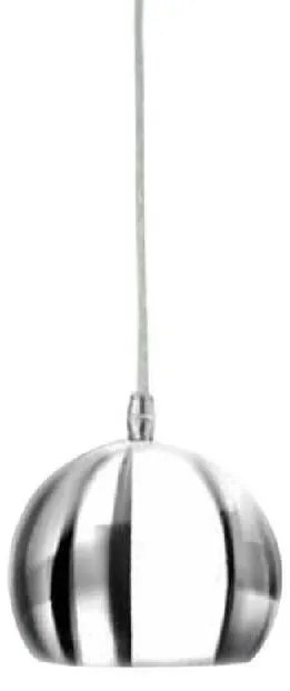 Pendul design modern Noa 1 chrome/white